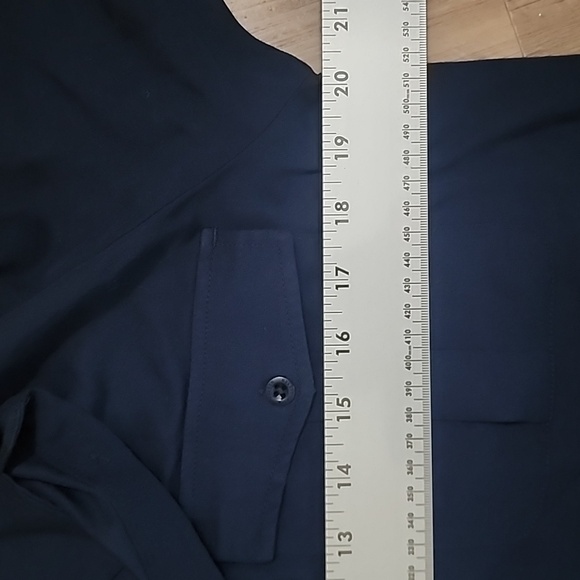 Lauren Ralph Lauren Paisley Jacquard Utility Jumpsuit Navy Blue Button-Front - Picture 12 of 14